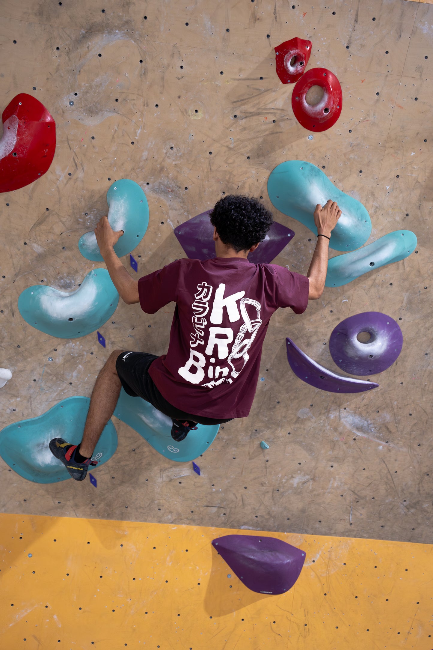 T-shirt KRB — Burgund
