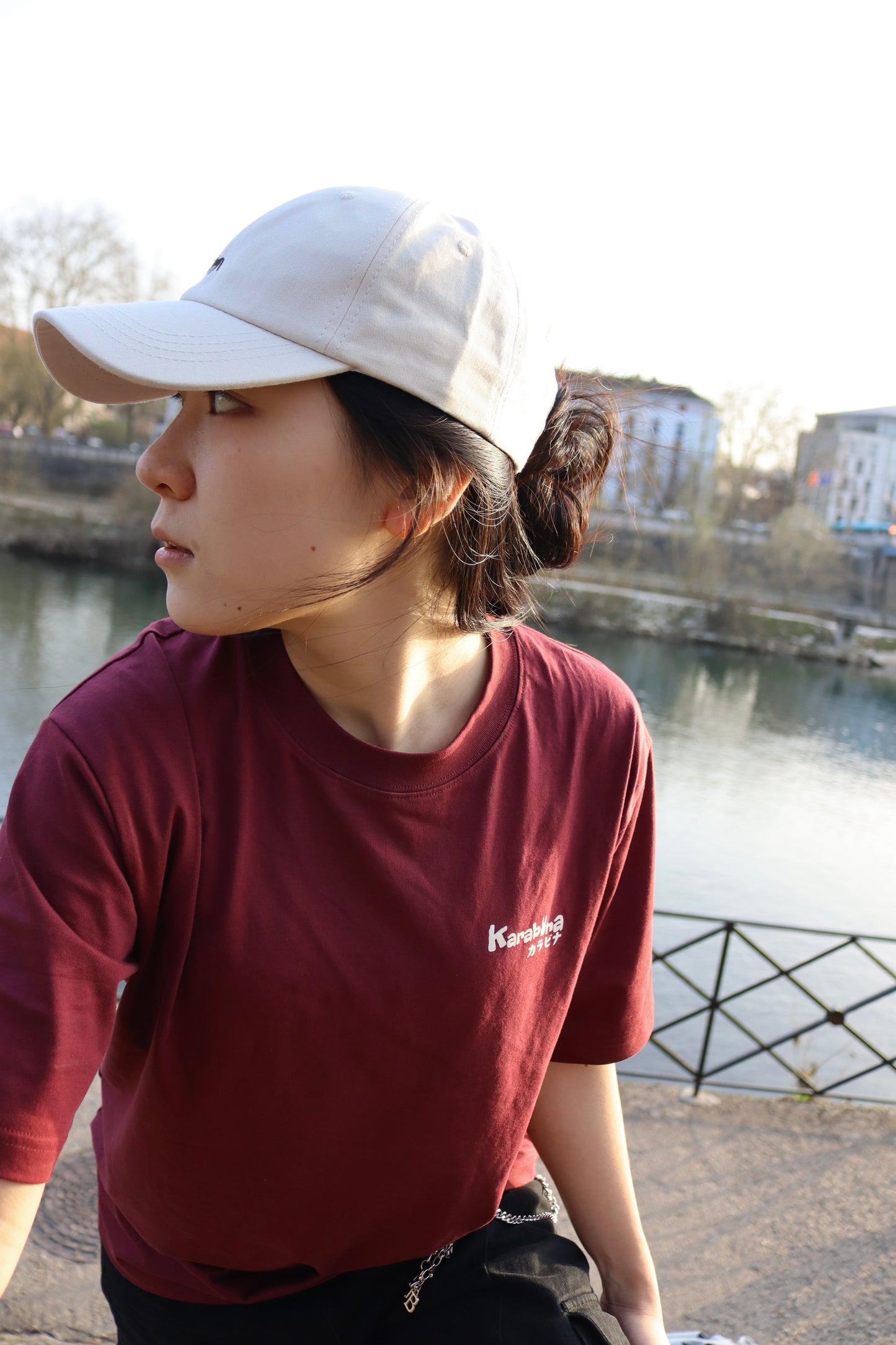 T-shirt DYNAST — Burgund