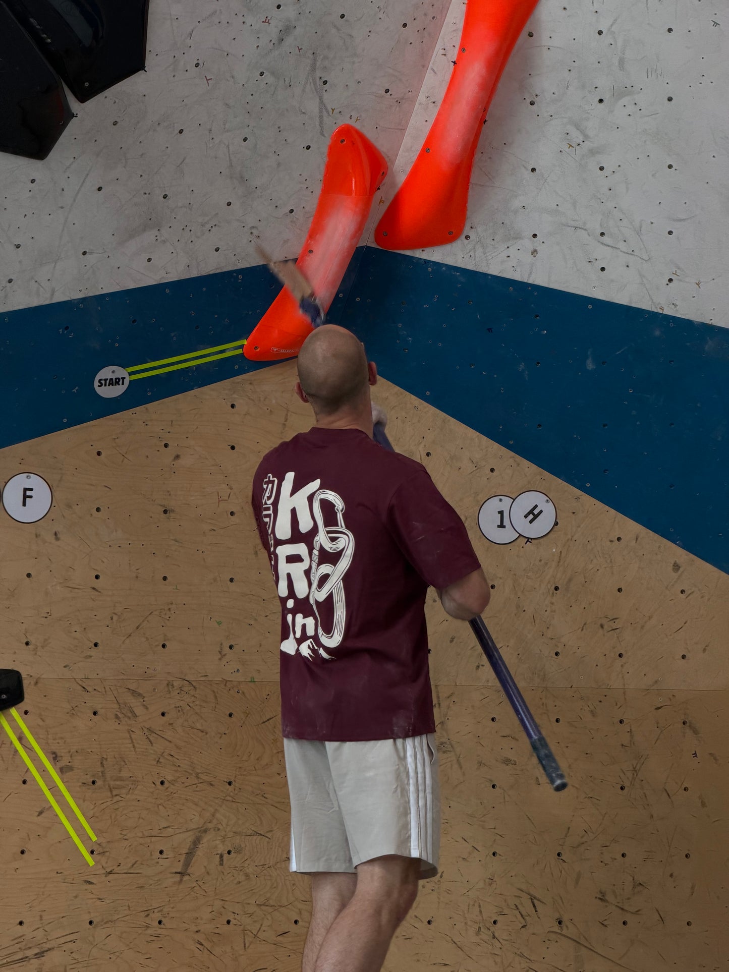 T-shirt KRB — Burgund