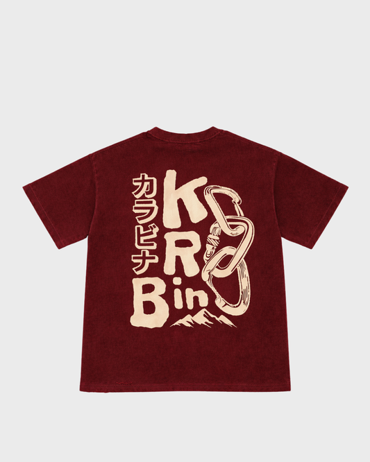 T-shirt KRB — Burgund