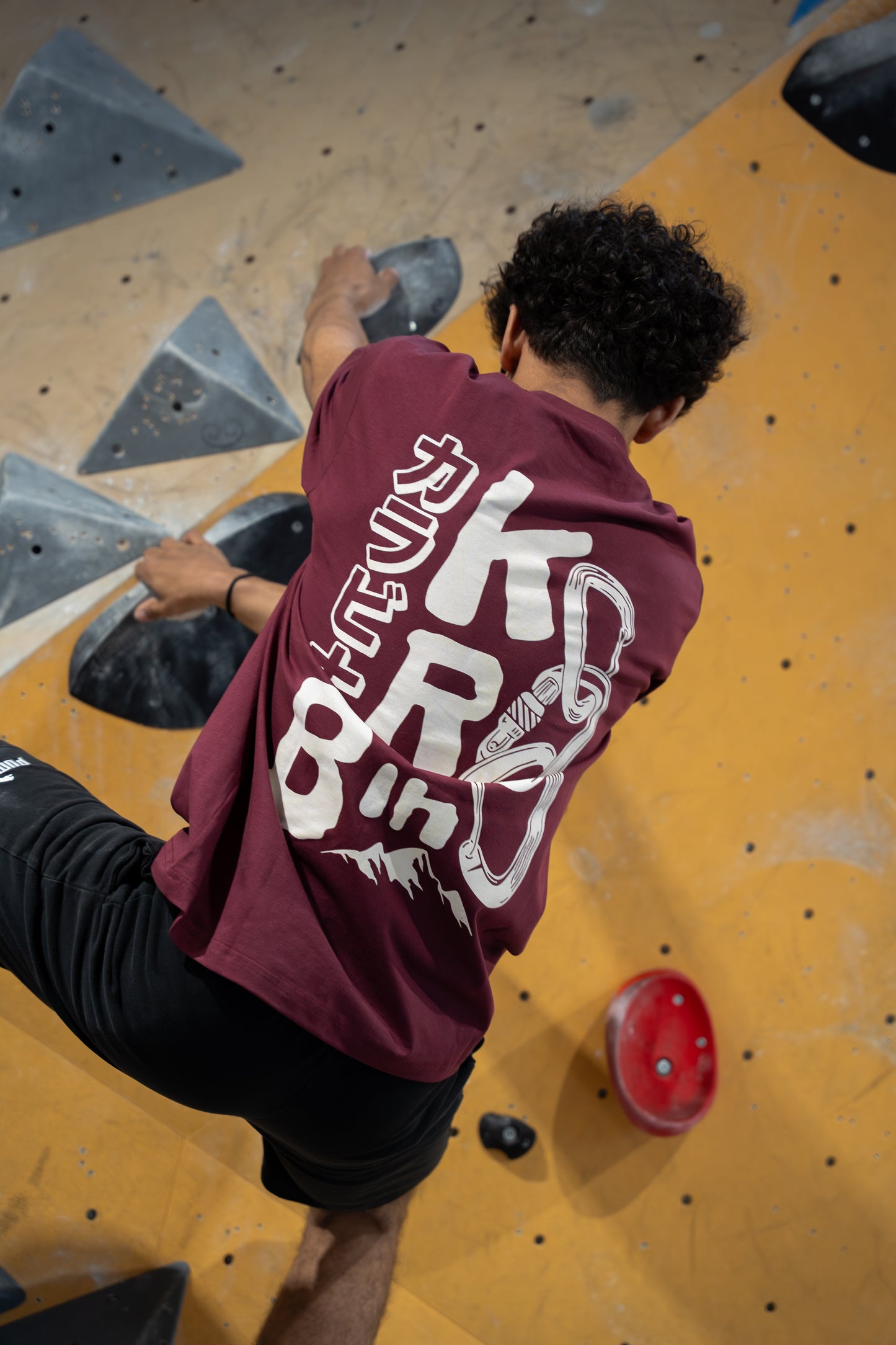 T-shirt KRB — Burgund