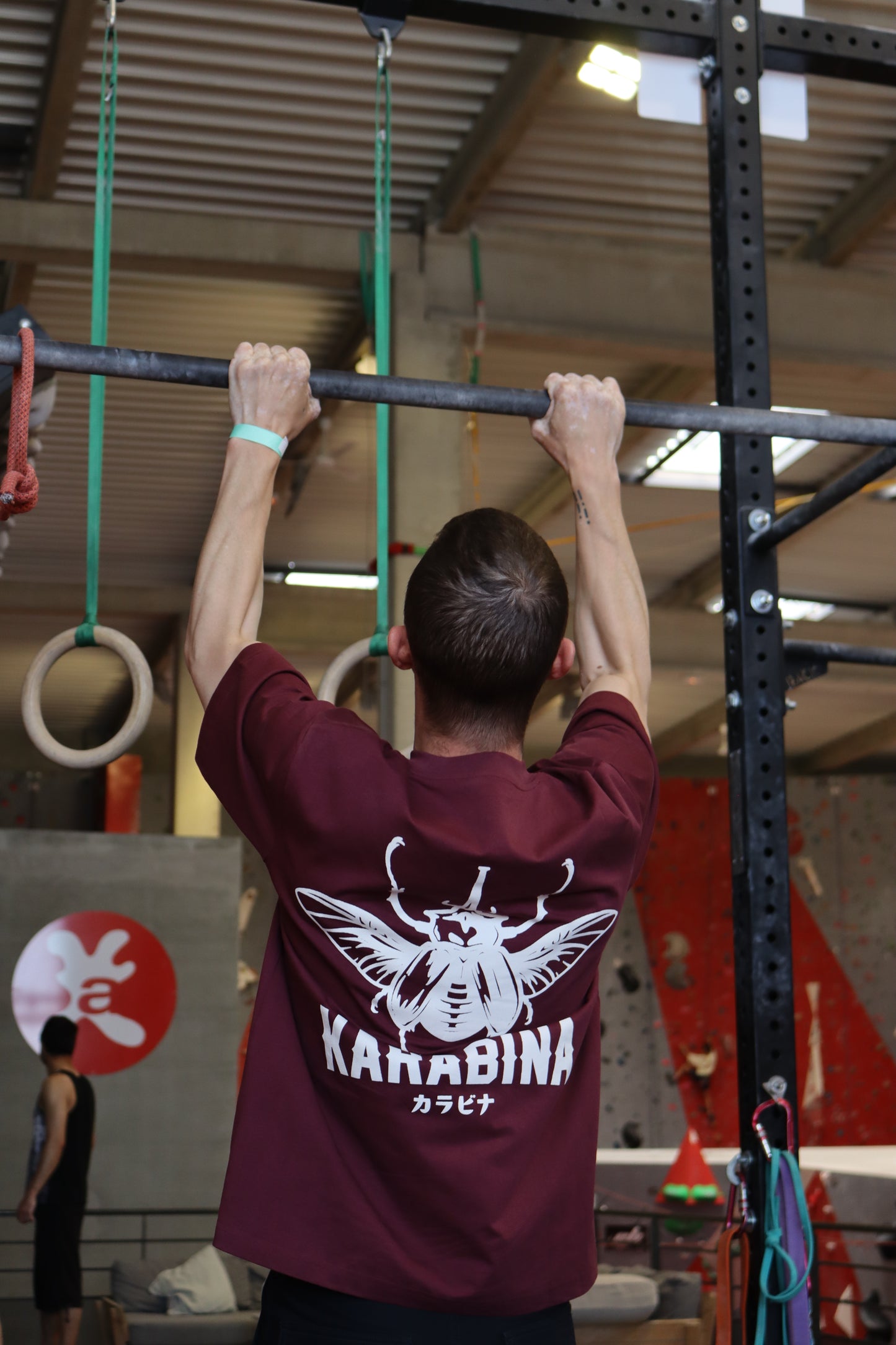 T-shirt DYNAST — Burgund