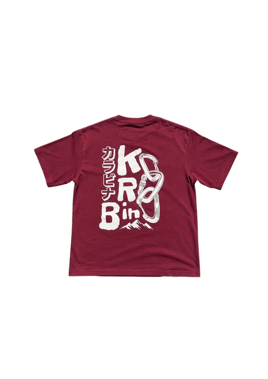 T-shirt KRB — Burgund
