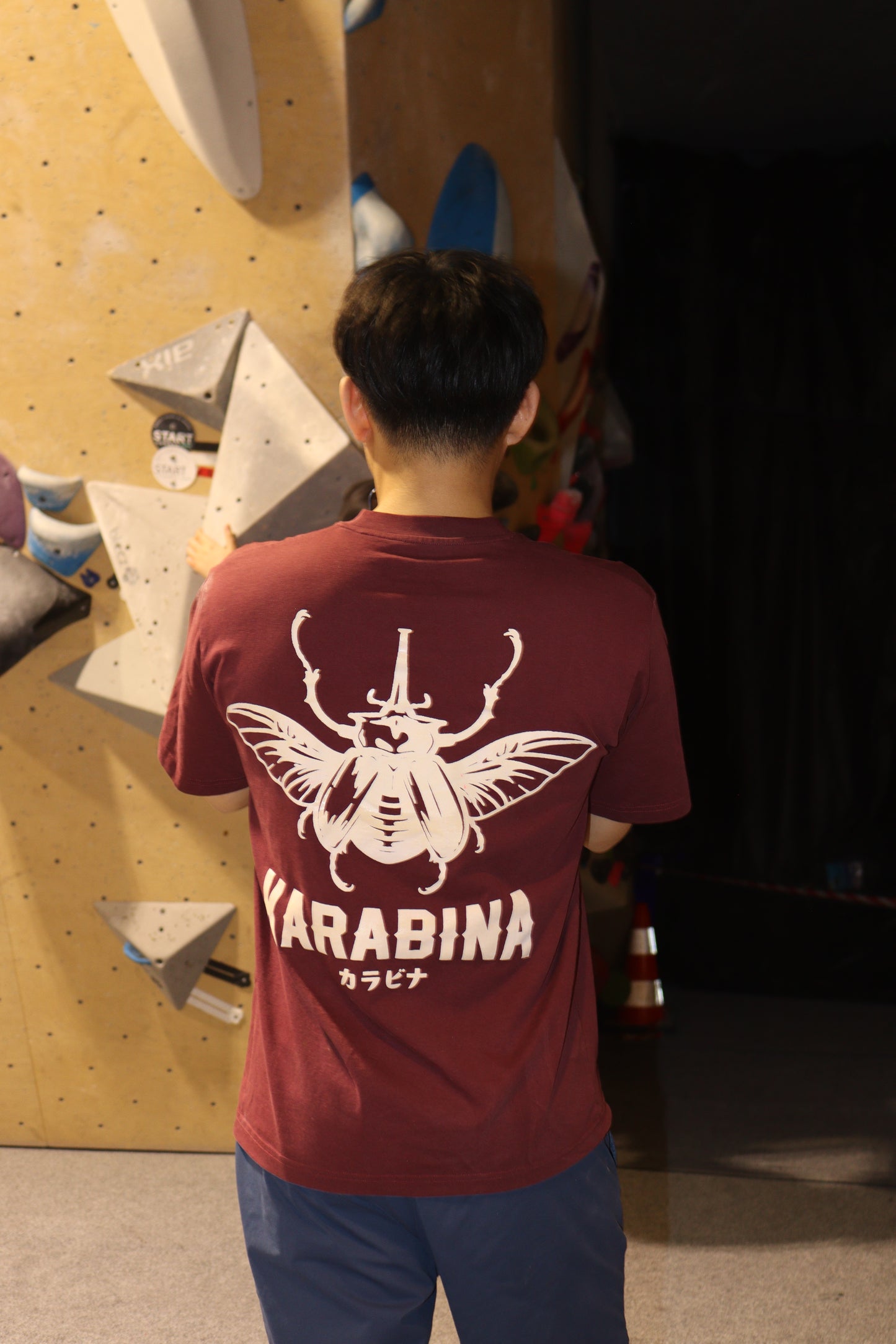 T-shirt DYNAST — Burgund