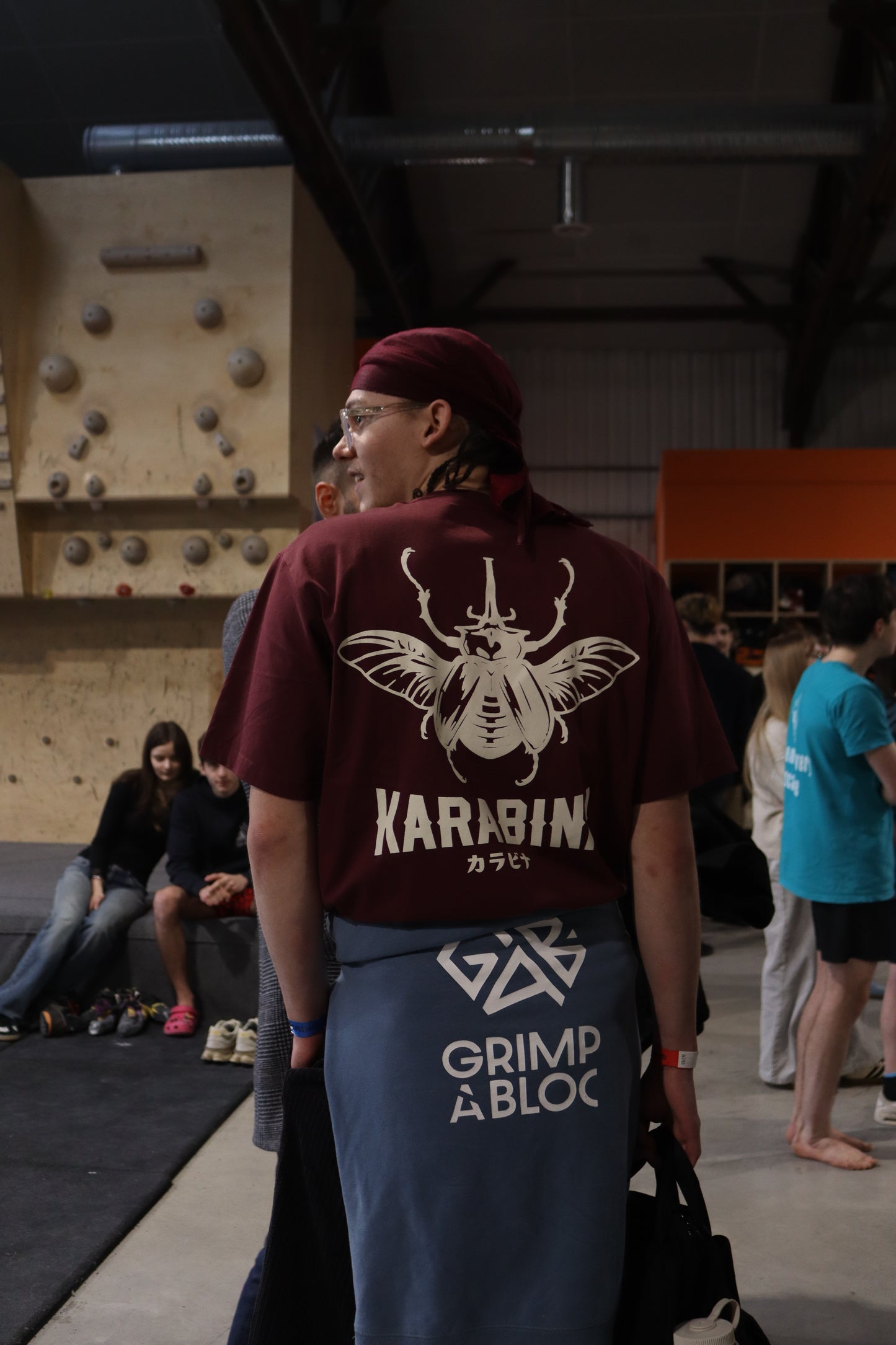 T-shirt DYNAST — Burgund
