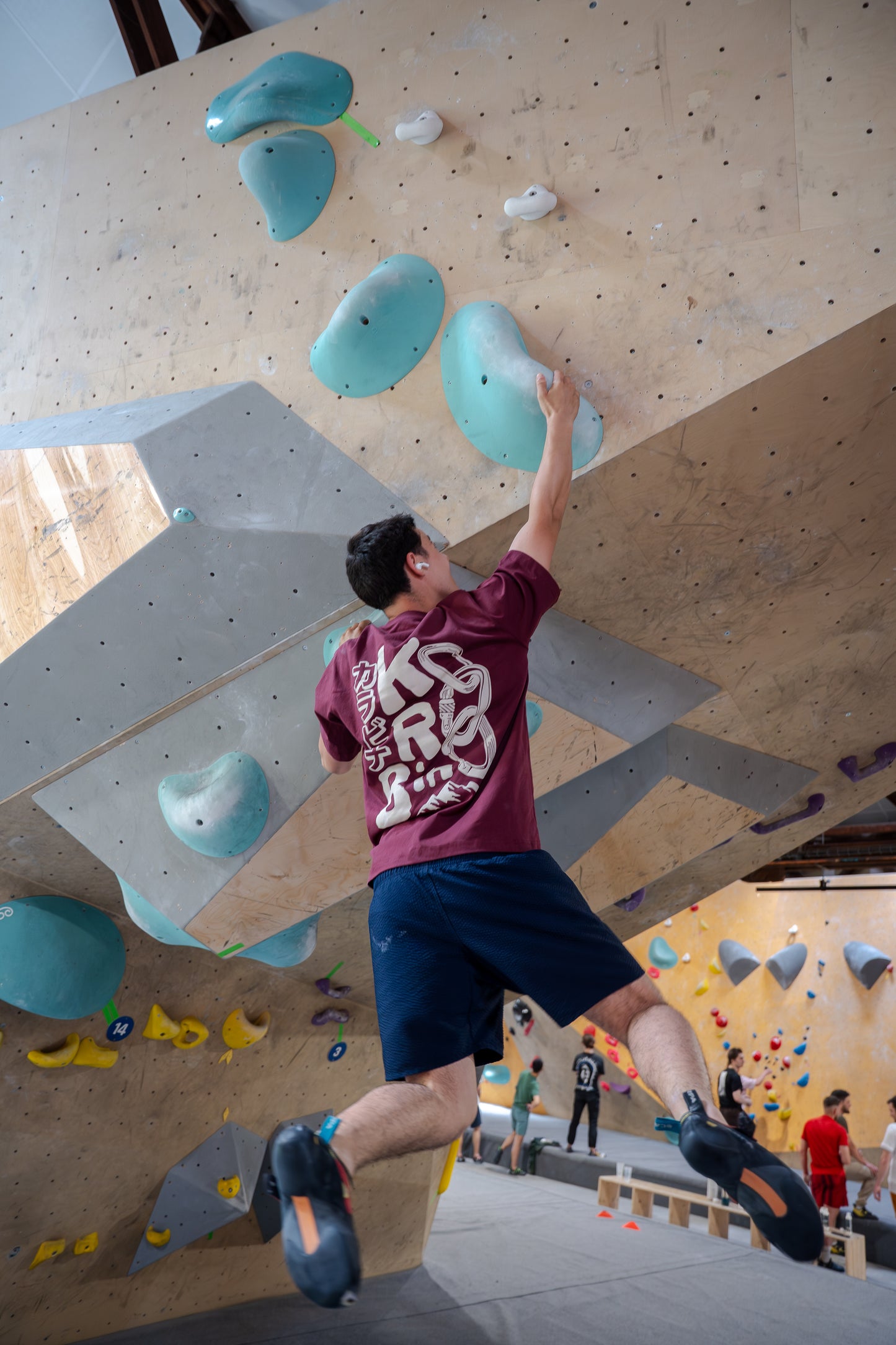 T-shirt KRB — Burgund