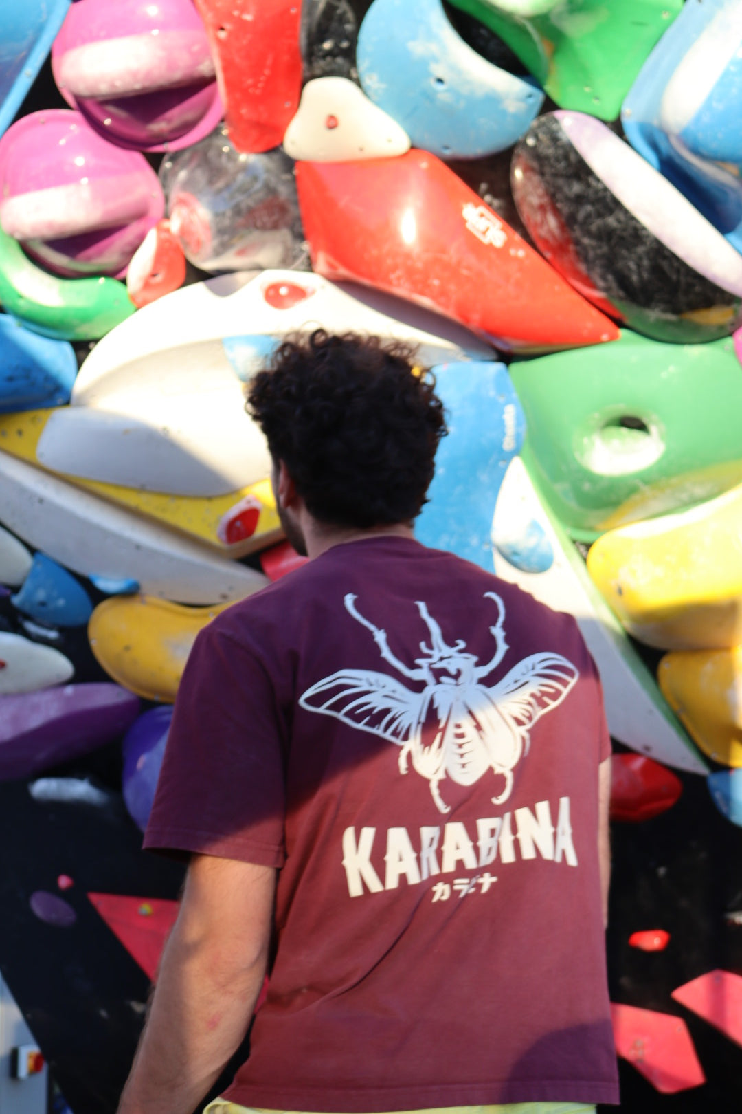 T-shirt DYNAST — Burgund