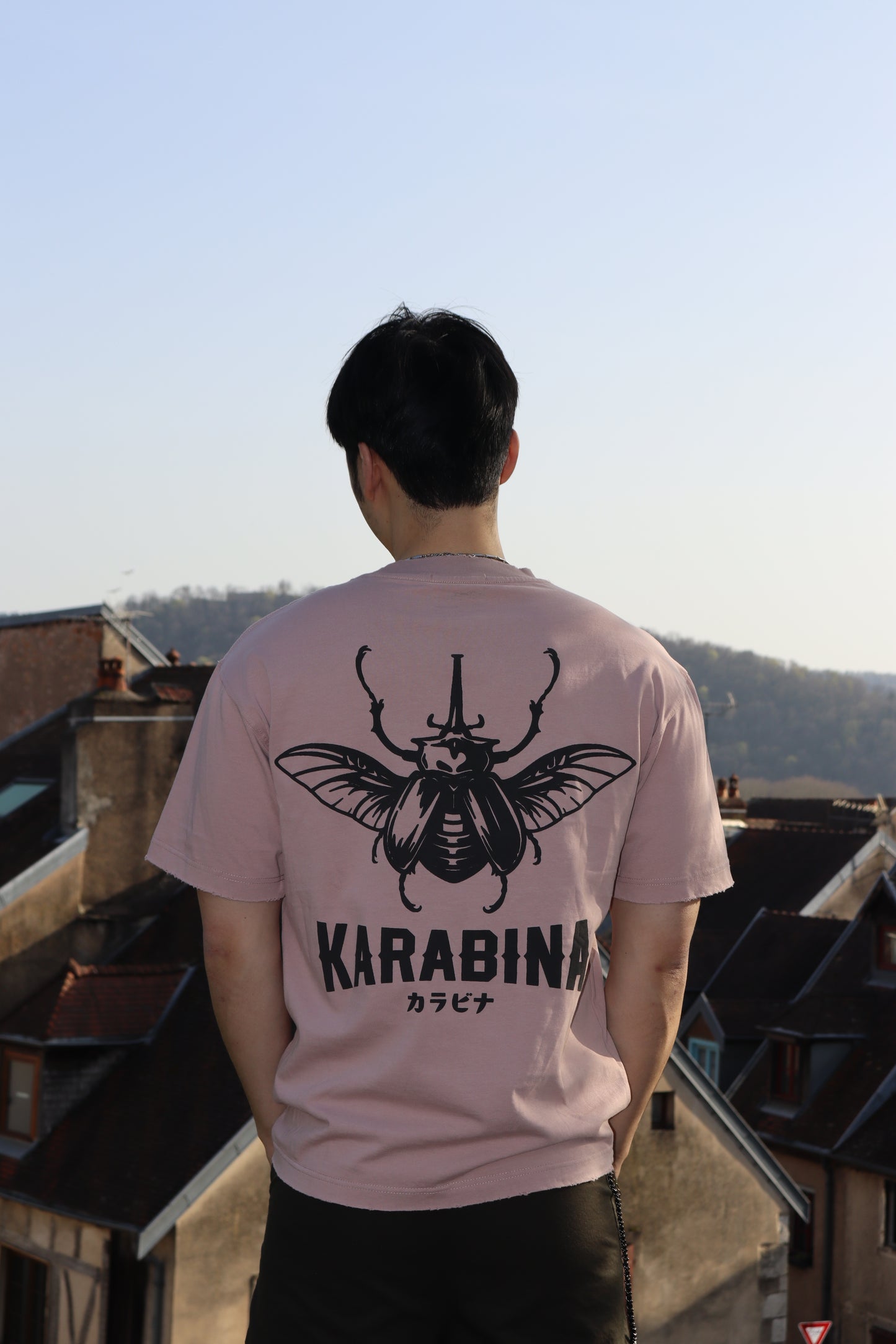 T-shirt DYNAST — Dust Rose (écorché)