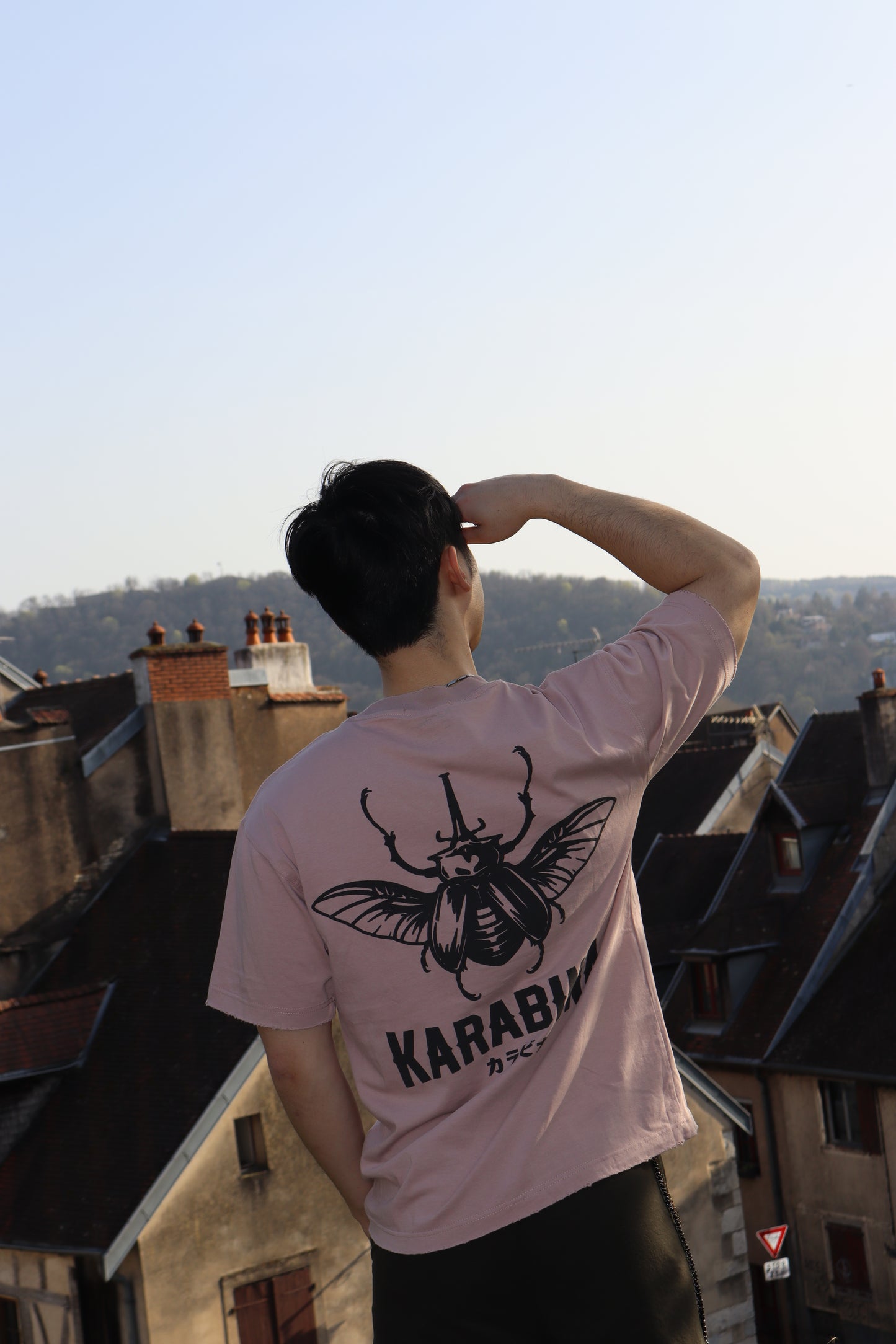 T-shirt DYNAST — Dust Rose (écorché)