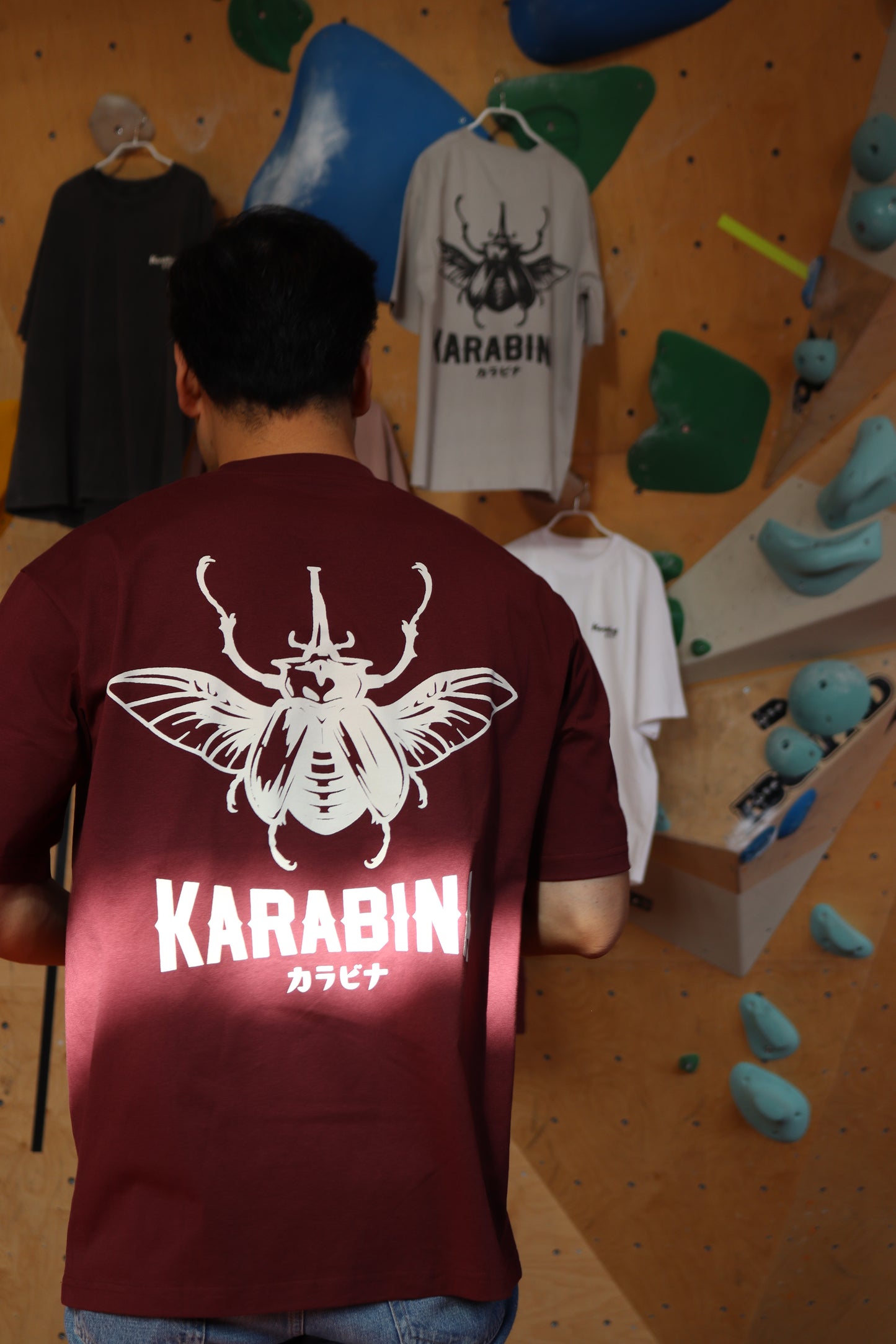 T-shirt DYNAST — Burgund