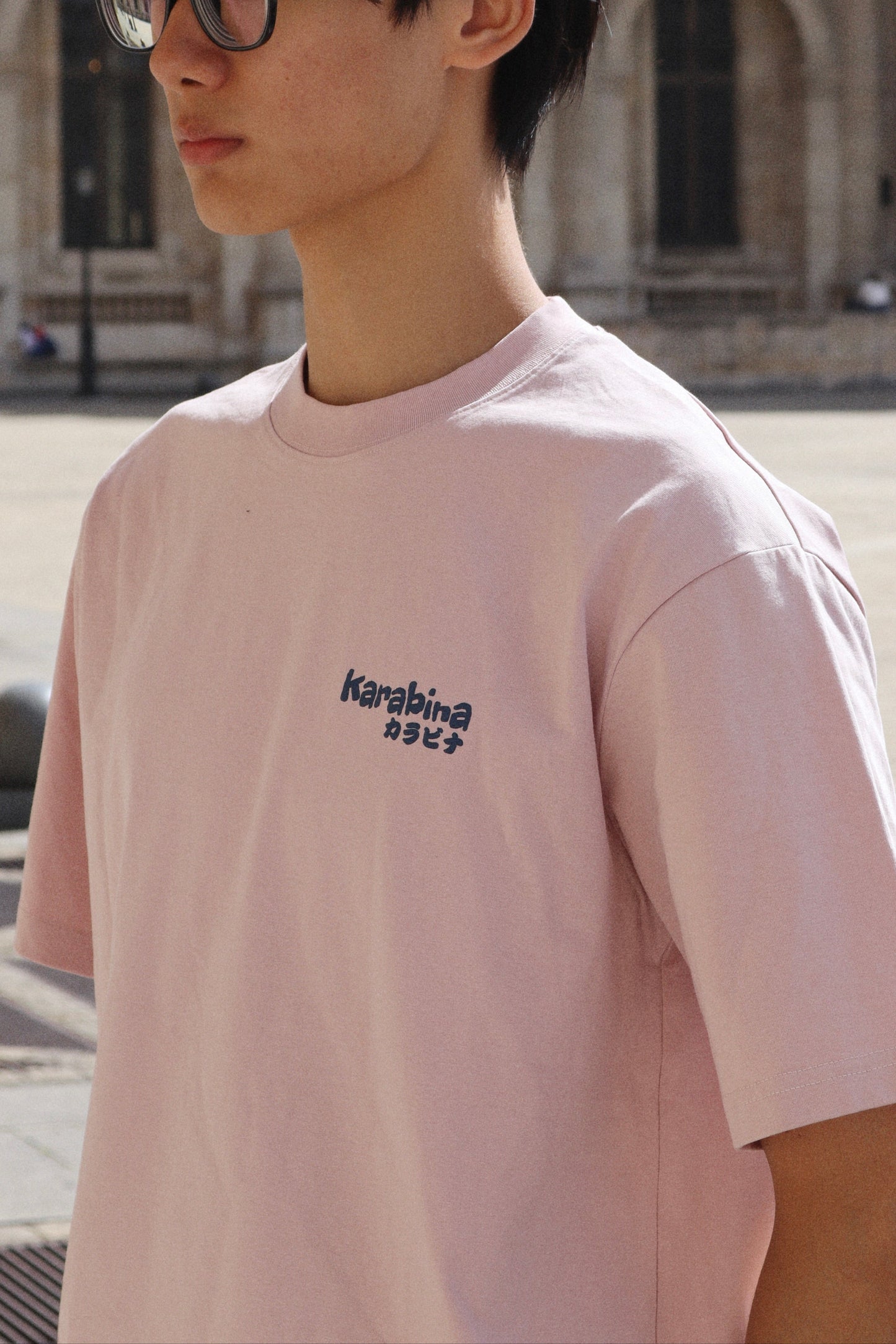T-shirt KARABINA — Rose