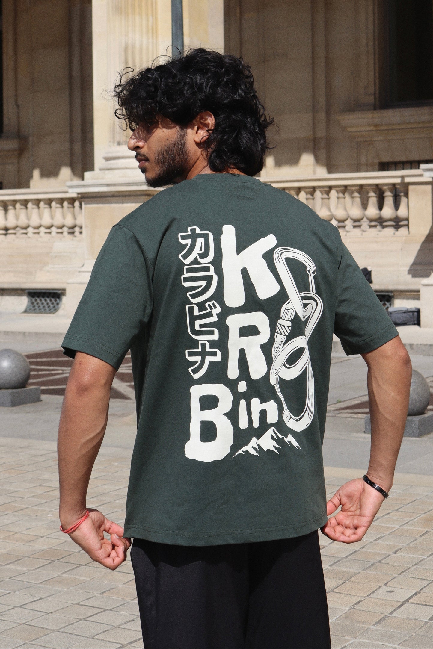 T-shirt KARABINA — Vert