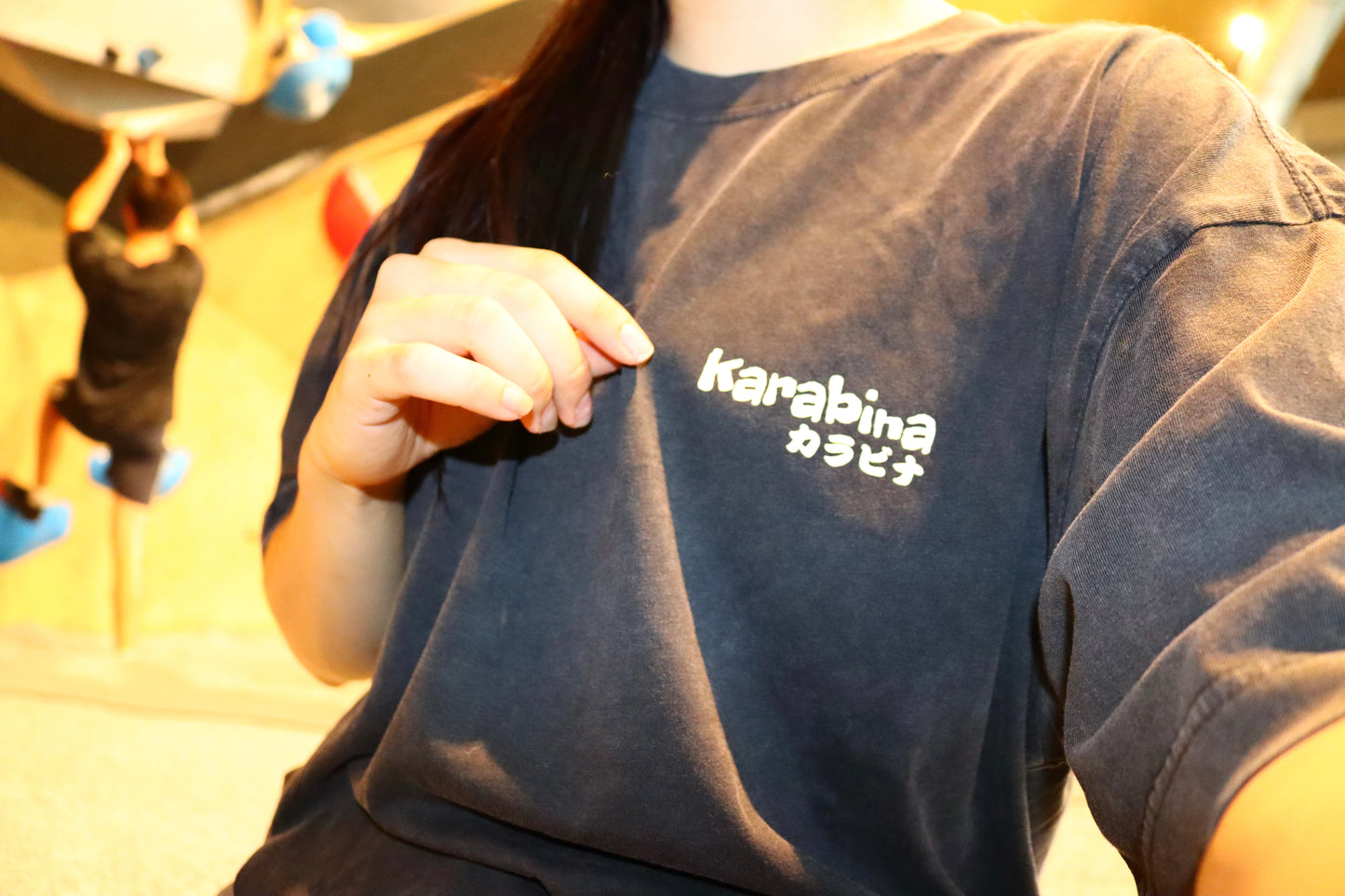 T-shirt KARABINA — Noir vintage